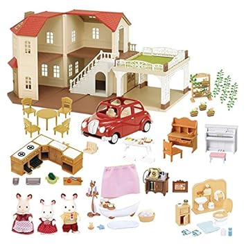 Sylvanian Families Maple Manor Carport Gift Set Amazon Co Uk