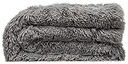 Chanasya Super Soft Fuzzy Shaggy Faux Fur Throw