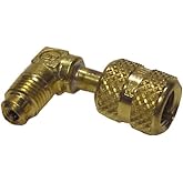 Robinair 40563A 90&deg; Style Adapter for A/C and Refrigeration Use - 1/4" MFL x 1/4" FFL