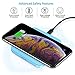 CHOETECH Qi Certified Wireless Charger, Charging Pad with Anti-Slip Rubber Compatible with iPhone XS Max/XS/XR/X/8/8 Plus,Samsung Galaxy S9/S9+/Note 9/Note 8/S8,Google Pixel 3/3xl, Qi-Enabled Devices