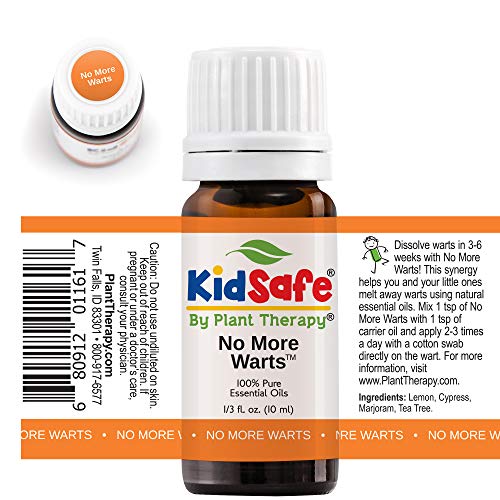 image for Plant Therapy No More Warts Essential Oil Blend | 100% Pure, KidSafe, 