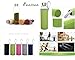 BONISON Stylish Top Level Quality Environmental Borosilicate Glass Water Bottle with Colorful Nylon Sleeve (18oz)