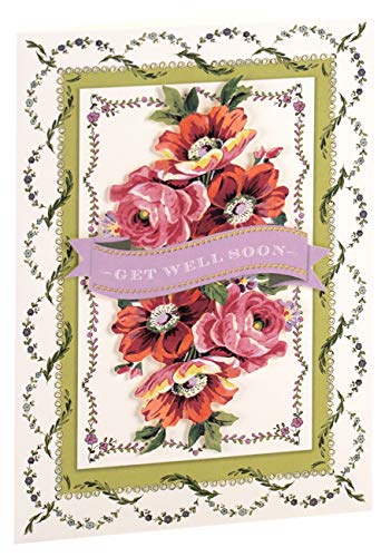 Anna Griffin | Get Well Painted Cardmaking Kit | Makes 4 Cards | SB719