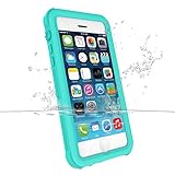 iPhone SE 5S 5 Waterproof Case, iThrough iPhone SE Underwater Case, Dust Drop Snow Shock Proof, IP68 Touch ID Heavy Duty Protective Carrying Integrated Magnetic Case Cover for iPhone SE 5S 5 (Blue)