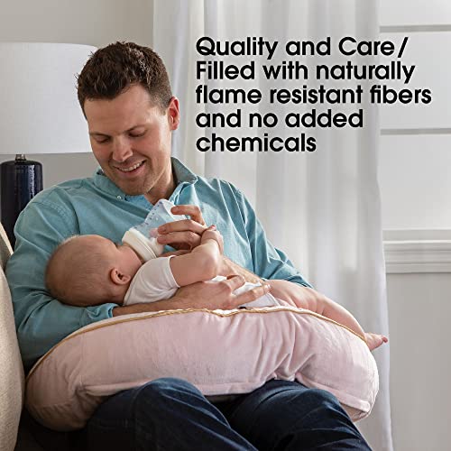 Boppy Nursing Pillow and Positioner—Luxe Pink Princess with Gold