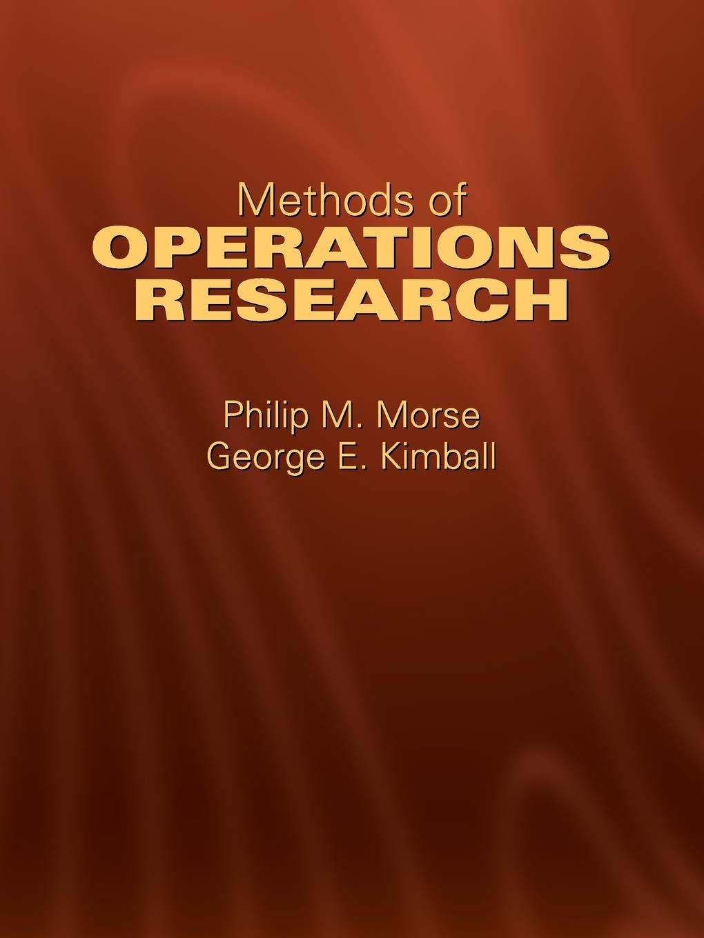 Methods of Operations Research (Dover Books on Computer Science)
