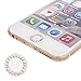 Well Gallery Bling Rhinestone Circle Home Return Key Button Sticker Charms for Apple Iphone 6 6 plus 5 5s All Iphone/Ipad Models - Silver