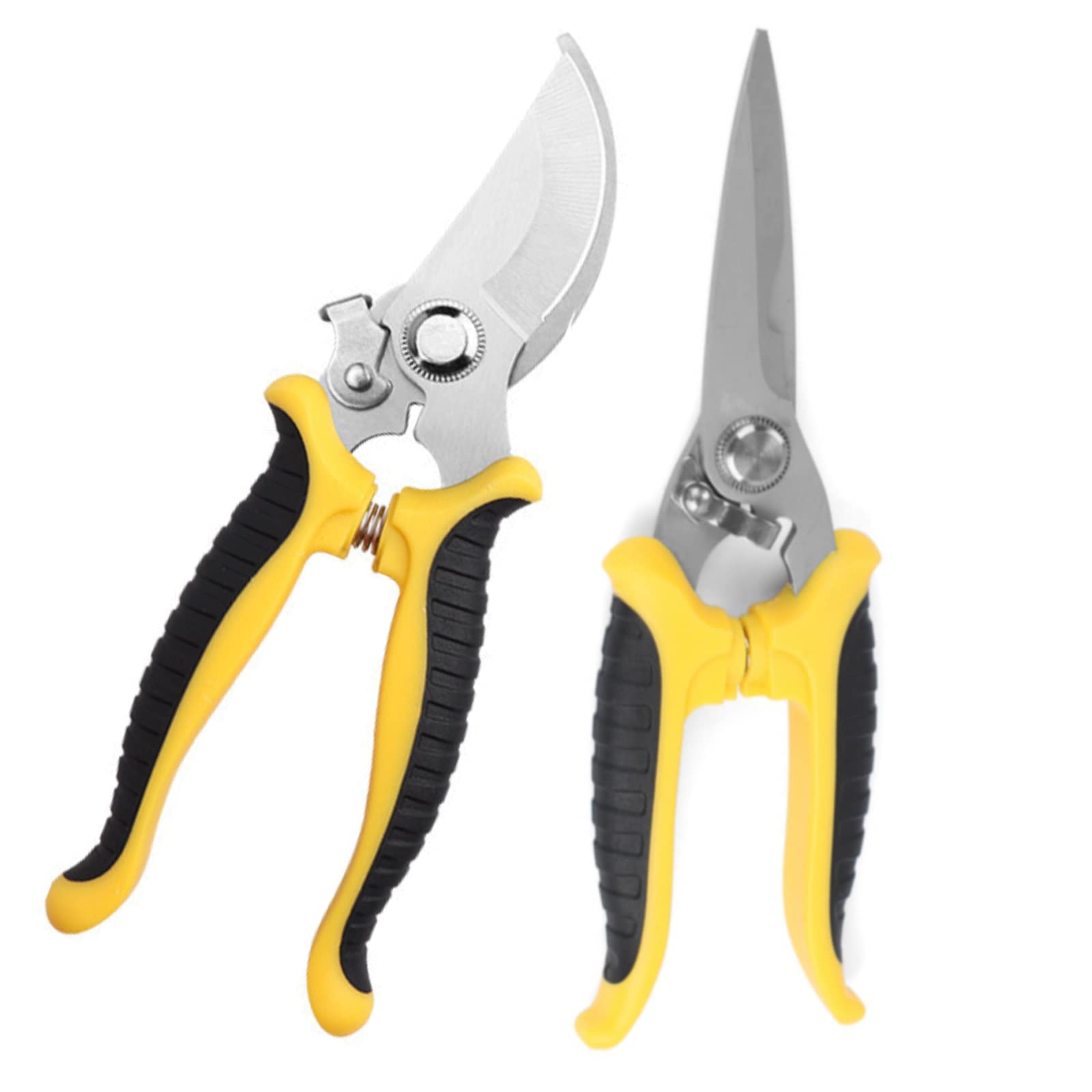 Gardening Scissors Hand Pruning Scissors with Non-Slip Handle, Garden Clip, Hedge Shears,Suitable for Trimming Roses,Indoor Bonsai,Grapes,Branches