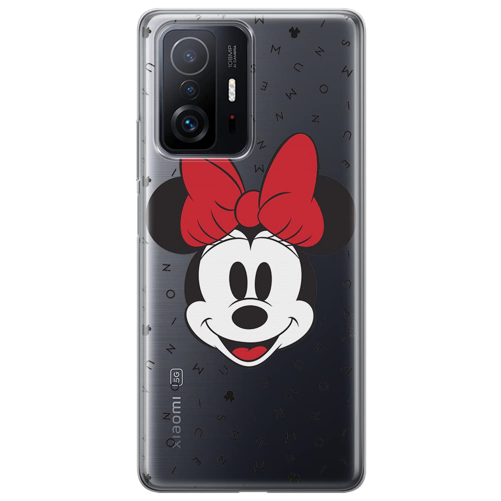 ERT GROUP mobile phone case for Xiaomi 11T 5G / 11T PRO 5G original and officially Licensed Disney pattern Minnie 056 optimally adapted to the shape of the mobile phone, partially transparent