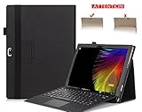 Lenovo IdeaPad Miix 700 Case, TopAce PU Leather Smart Case With Stand Function For Lenovo IdeaPad Miix 700 (Black)