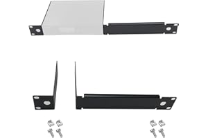 RhymKawa Rackmount Bracket Kit fit for Sure QLXD4 Single Receiver Wireless System Mount on 1U Standard 19'' Rack Distribution