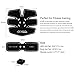 Abdominal Muscle Toner Abs Training Gear Body Fit Toning Belt Wireless Muscle Exercise For Abdomen/Arm/Leg Training IMATE Smart muscle Trainer Portable Home/Office Workout Equipment Support Men&Women