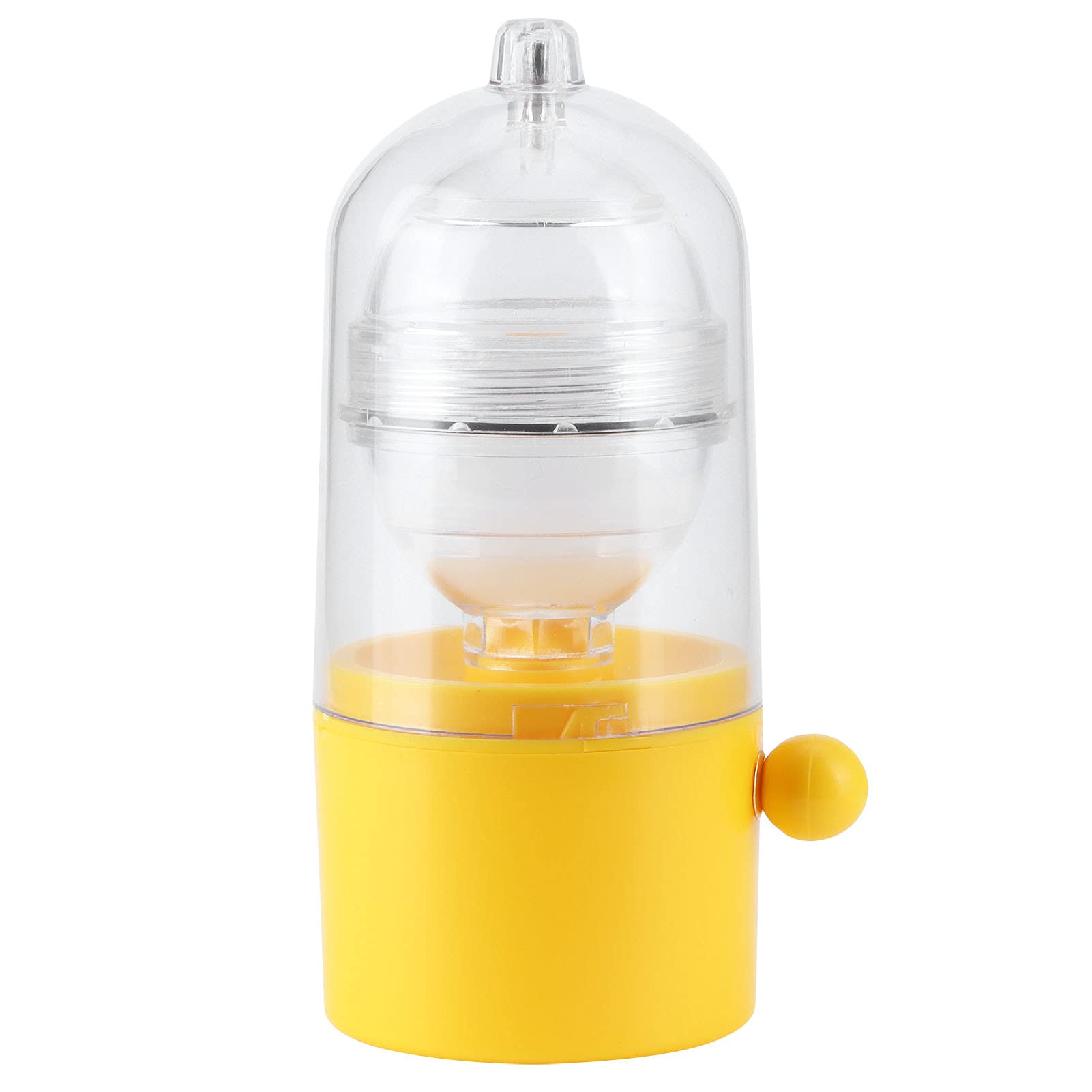 Egg Scrambler Shaker, Whisk Hand Powered Golden Egg Maker Eggs Yolk White Mixer Cooking Utensil Kitchen Gadgets for Mixing Egg