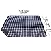 MelodySusie Outdoor Picnic Blanket Machine Washable, Extra Large 78″x70″ Soft Plush Fleece Waterproof Picnic Mat Ground Cover - Multipurpose Outdoor/Indoor Blanket for Camping, Hiking, Festival, Park