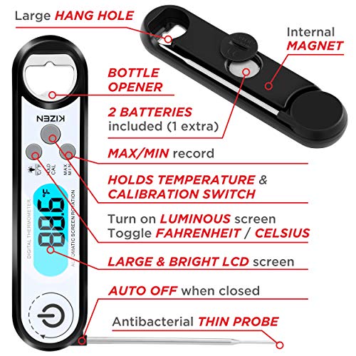 2 Kizen+Instant+Read+Meat+Thermometer