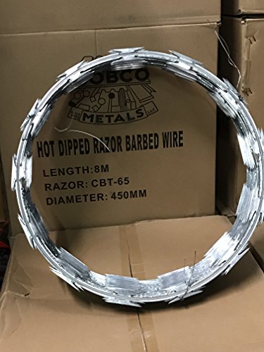 Bobco Metals 1 Pack Razor Wire - CBT 65-33 Loops by Bobco Metals