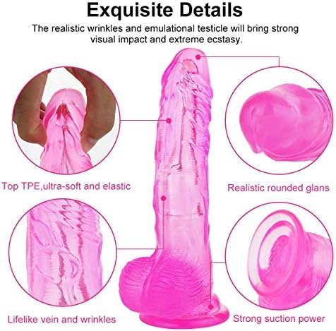 Gragory 7 inch Massǎger,Lifelike Massǎger 10 frequncy with Strong Base & Privacy Packing (Color : Black),Pink