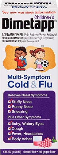 image for Children’s Dimetapp Multi-Symptom Cold & Flu (4 fl. oz., Red Grape F