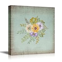 Canvas Wall Art Birds, Flowers, Owls, Butterflies Canvas Prints Home Artwork Decoration for Living Room, Bedroom - 12x12 inches