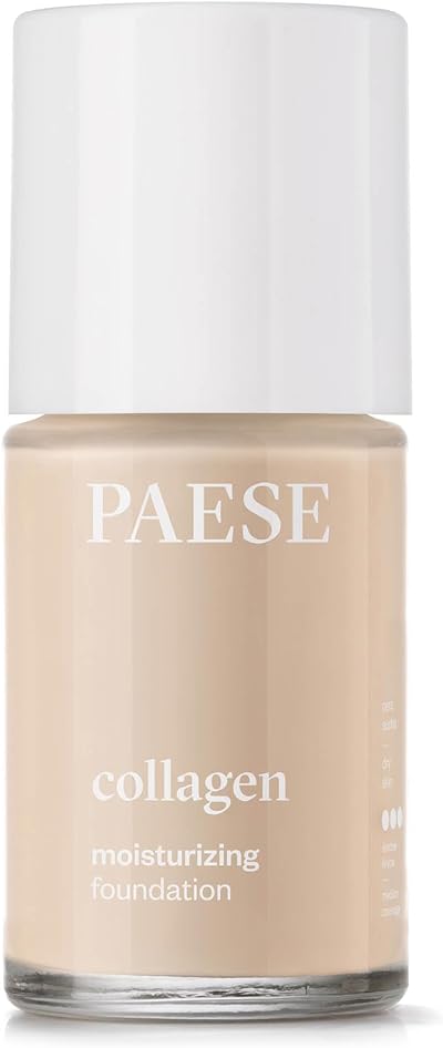 Paese Cosmetics 301C Nude Collagen Moisturizing Foundation Medium Coverage Aloe