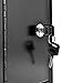 AdirOffice Outdoor Large Key Drop Box - Commercial Grade Heavy-Duty Storage Box - Safe & Secure Parcel & Packages - for Home & Business Use (Black)