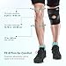 Knee Brace Open Patella Support Stabilizer 2 Pack Sleeves, FDA Registered for Arthritis, ACL, Running, Basketball, Meniscus Tear, Sports, Athletic, Relieves Pain, One Size Fits All by Sable