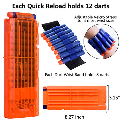 2 Pack Kids Tactical Vest Kit for Toy Guns War: 'Patriot VS Avenger', 2 Set Accessories Compatible with Nerf Guns N-Strike Elite Series by Hely Cancy