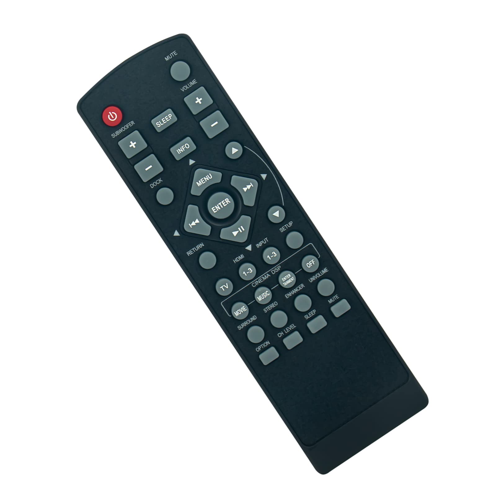 FSR111-WV21820 Replacement Remote Control -VINABTY-fit for Yamaha soundbar System FSR111 WV21820 remote control FSR111WV21820 YSP2200 YRS1100 YRS700