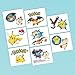Amscan Cute Pikachu and Friends Birthday Party Temporary Tattoos Favor (1 Sheet)-8 Tattoos, 2