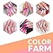 Poly Nail Gel Kit Builder Gel Polygel Nail Kit Enhancement Trial Temperature Color Changing Nail Technician French Kit 6 Colors All-in-One Professional French Kit