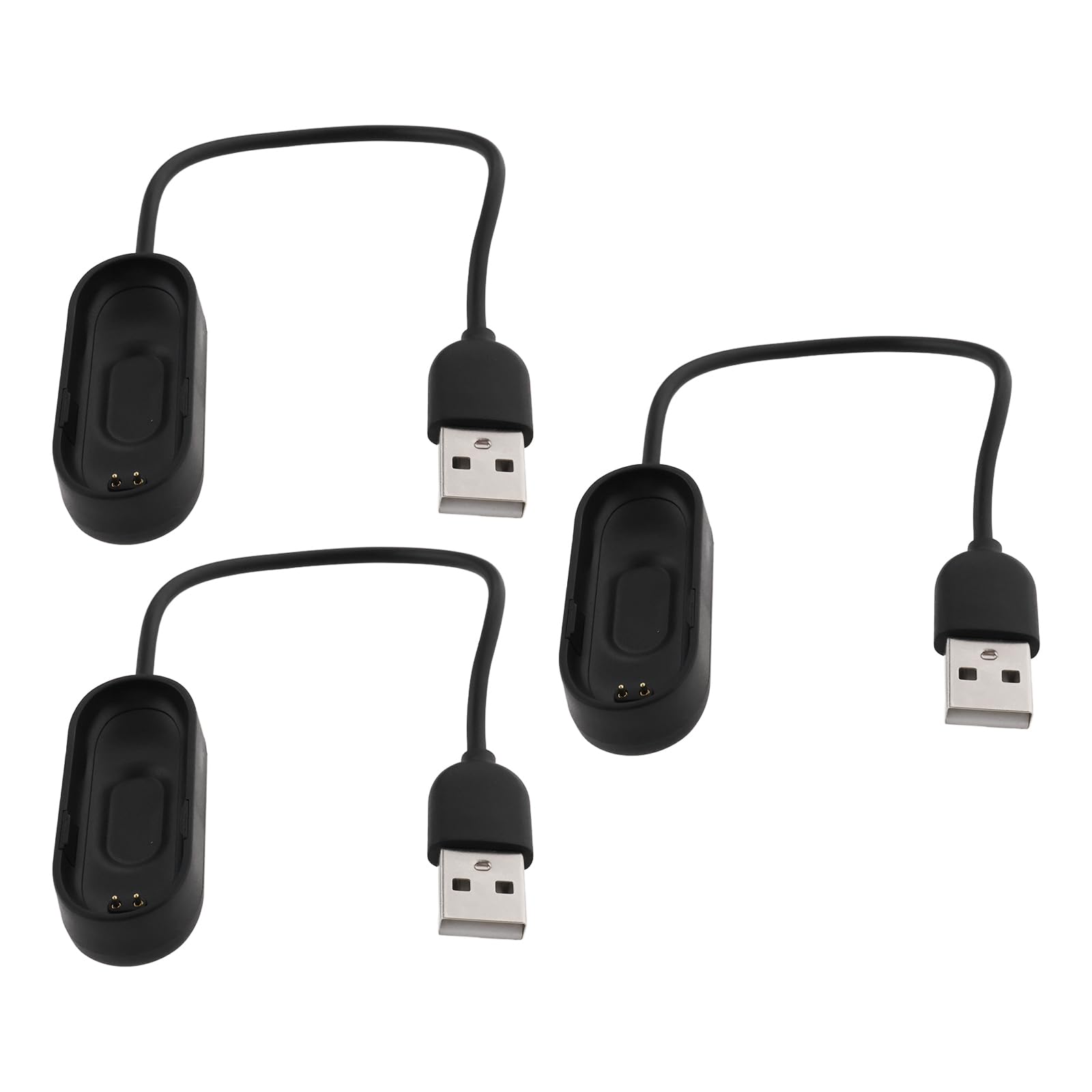 VGOL 3pcs Smart Watch Charging Cable Wire Smartwatch USB Charger Cable Replacement Compatible with Xiaomi Mi Band 4 Smartwatch