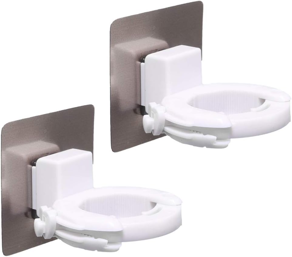 Cabilock 2pcs Shampoo Hook Holder Shower Gel Bottle Rack