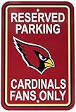 Bsi Products Bsi NFL Arizona Cardinals Reserved Parking Sign
