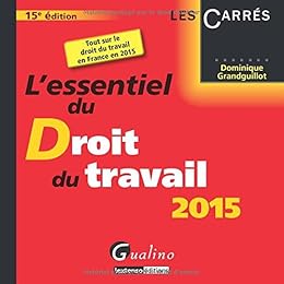 L' essentiel du droit du travail 2015