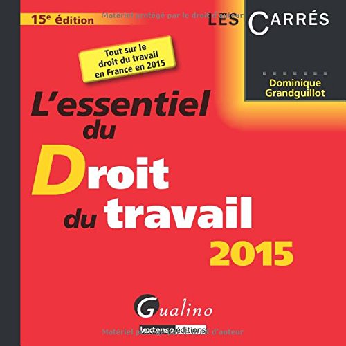 L' essentiel du droit du travail 2015