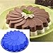 Botrong Random Color Silicone Large Flower Cake Mould Chocolate Soap Candy Jelly Mold Baking Pan