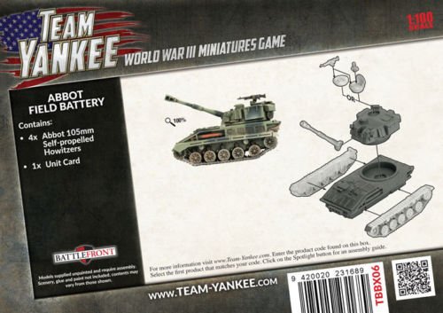 Team Yankee Abbot Field Artillery - TBBX06 - By Battlefront