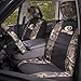 Mossy Oak Camo Low-Back Bucket Seat Cover (Mossy Oak Infinity Camo, Durable Polyester Fabric, Includes Seat Cover and Headresst Cover, Sold Individually)