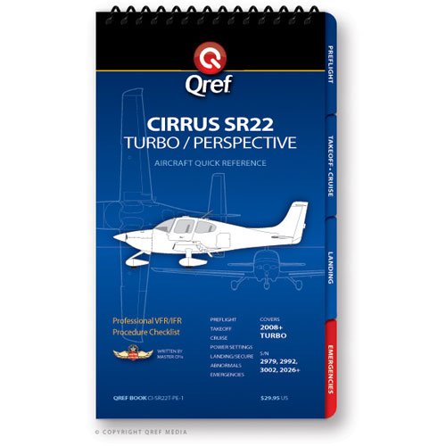 Cirrus SR22 Turbo Perspective Qref Checklist Book