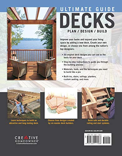 Ultimate Guide: Decks, 5th Edition: 30 Projects to Plan, Design, and Build (Creative Homeowner) Over - //medicalbooks.filipinodoctors.org