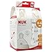 NUK First Choice+ 300ml Bottle with 0-6mths Silicone Teat (4 pack)
