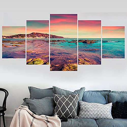 5D Diamond Painting Kits for Adults Kid Beginners, 5 Sets Full Drill Crystal Rhinestone Embroidery Cross Stitch Diamond Painting for Wall Decorations