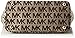 MICHAEL Michael Kors E/W Signature Tote Bag,Black/Beige/Black,One size