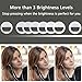 LST Selfie Ring Lighting Rechargeable 38 LED Dimmable Clip Light Portable Laptop Camera Photography Video Lighting Clip for iPhone, Samsung, Tablet, iPad (White)