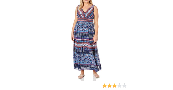 V Neck Chiffon Maxi Dress 