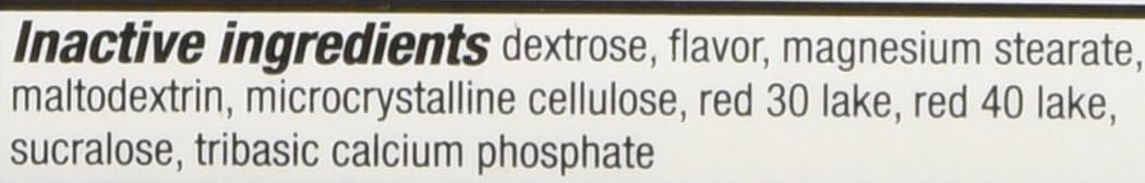 Extra Strength Gas Relief, Simethicone 125mg, 96 Chewable Tablets, Cherry Creme Flavor By Equate, Compare to Extra Strength Gas-X: Health & Personal Care