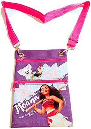 Disney Moana Multi Purpose Shoulder/ID Bag, Purple