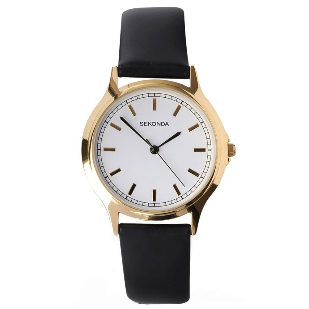 SEKONDA Unisex Adult Quartz Watch, Analogue Classic Display and PU Strap 3136.27