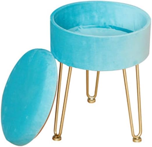 Amazon.de: Aufbewahrungshocker mit Aufbewahrungshocker (grau, pink