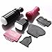 Welcomeuni Nail Art Stamping Plate Image Tool Kit with Double Ended Stamper & Scraper